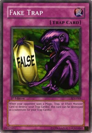 Fake Trap — Starter Deck: Joey Yu-Gi-Oh! card by KAZUKI TAKAHASHI