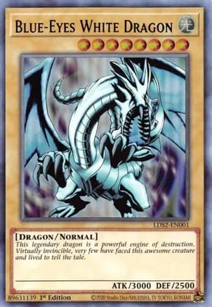 Blue-Eyes White Dragon (Purple) — Legendary Duelists: Season 2