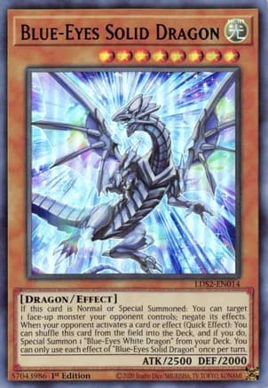 Blue-Eyes Solid Dragon (Blue) — Legendary Duelists: Season 2