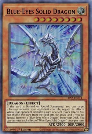 Blue-Eyes Solid Dragon (Purple) — Legendary Duelists: Season 2