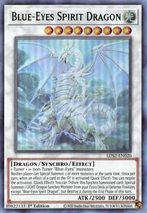 Blue-Eyes Spirit Dragon (Green) — Legendary Duelists: Season 2
