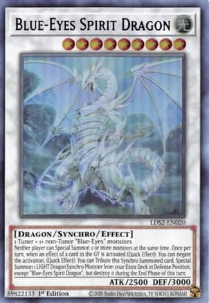 Blue-Eyes Spirit Dragon (Purple) — Legendary Duelists: Season 2