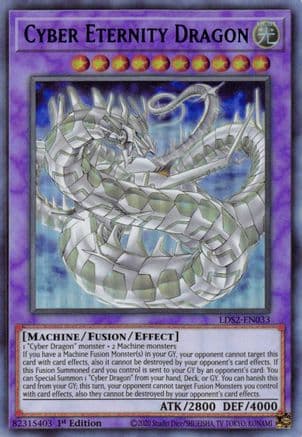 Cyber Eternity Dragon (Blue) — Legendary Duelists: Season 2 Yu-Gi-Oh! card by Studio Dice/SHUEISHA, TV TOKYO, KONAMI