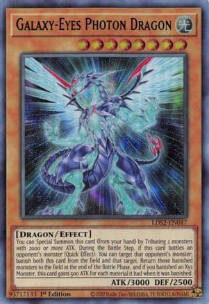 Galaxy-Eyes Photon Dragon (Green) — Legendary Duelists: Season 2 Yu-Gi-Oh! card by Studio Dice/SHUEISHA, TV TOKYO, KONAMI