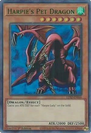 Harpie's Pet Dragon (Green) — Legendary Duelists: Season 2
