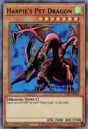 Harpie's Pet Dragon (Purple) — Legendary Duelists: Season 2