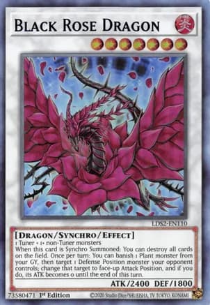 Black Rose Dragon (Blue) — Legendary Duelists: Season 2