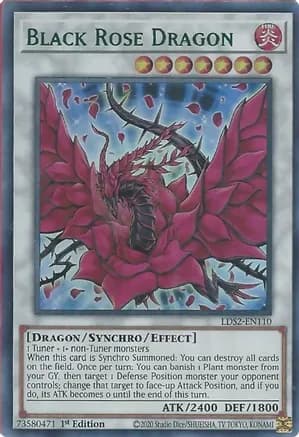 Black Rose Dragon (Green) — Legendary Duelists: Season 2