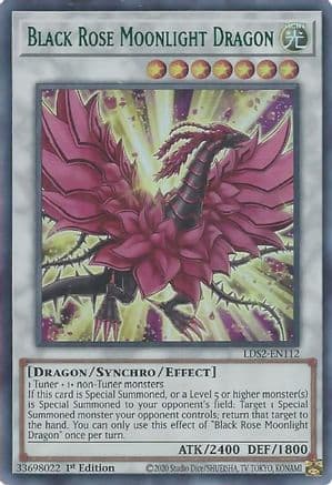 Black Rose Moonlight Dragon (Green) — Legendary Duelists: Season 2