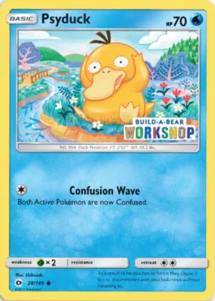 Psyduck - 28/149 (Build-A-Bear Workshop Exclusive) — Miscellaneous Cards & Products