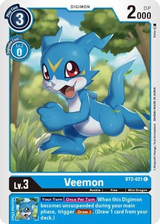 Veemon - BT2-021 — Release Special Booster 1.5