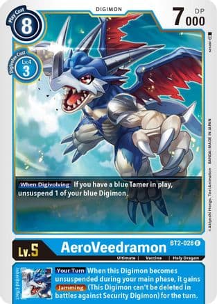 AeroVeedramon — Release Special Booster 1.5 Digimon Card Game card by sasasi