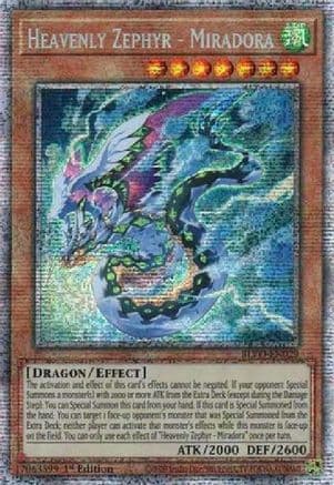 Heavenly Zephyr - Miradora (Starlight Rare) — Yu-Gi-Oh! card