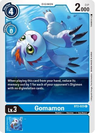 Gomamon - BT2-023 — Release Special Booster 1.5