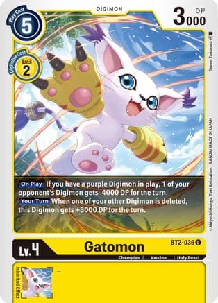 Gatomon - BT2-036 — Release Special Booster 1.5
