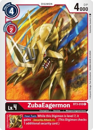 ZubaEagermon — Release Special Booster 1.5