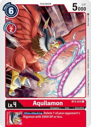 Aquilamon — Release Special Booster 1.5 Digimon Card Game card by Shi Suzuki