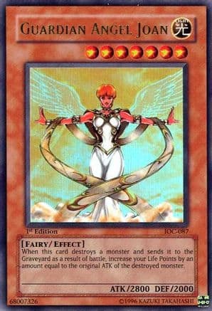 Guardian Angel Joan — Invasion of Chaos Yu-Gi-Oh! card by KAZUKI TAKAHASHI