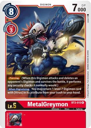 MetalGreymon - BT3-015 — Release Special Booster 1.5