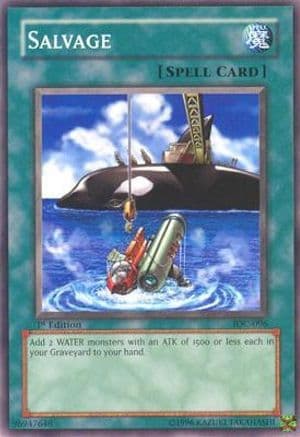 Salvage — Invasion of Chaos Yu-Gi-Oh! card by KAZUKI TAKAHASHI