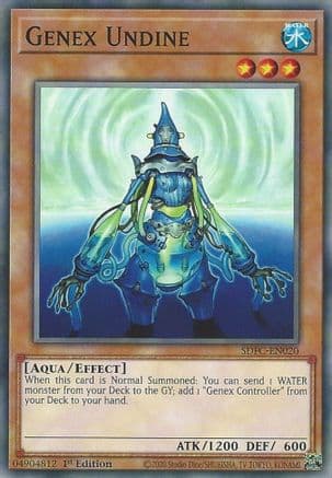 Genex Undine — Structure Deck: Freezing Chains Yu-Gi-Oh! card by Studio Dice/SHUEISHA, TV TOKYO, KONAMI