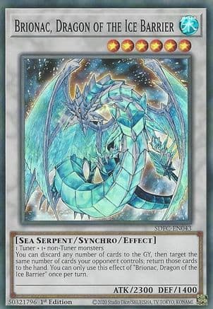 Brionac, Dragon of the Ice Barrier — Yu-Gi-Oh! card