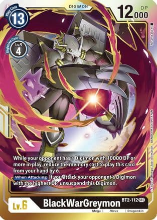 BlackWarGreymon — Release Special Booster 1.5 Digimon Card Game card by Tonamikanji
