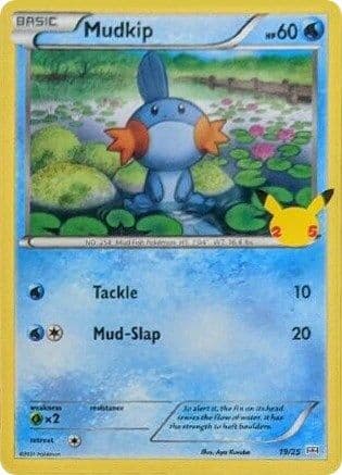 Mudkip - 19/25 — Pokémon TCG card