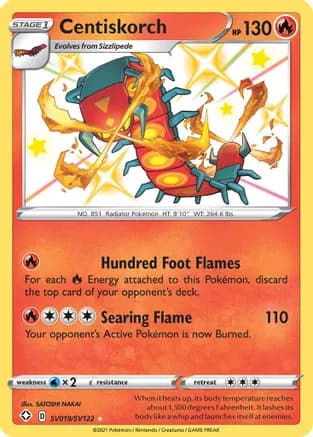 Centiskorch — Shining Fates: Shiny Vault