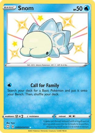 Snom — Shining Fates: Shiny Vault Pokémon TCG card by Yumi