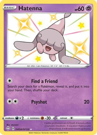Hatenna — Shining Fates: Shiny Vault Pokémon TCG card by otumami