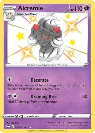 Alcremie — Shining Fates: Shiny Vault Pokémon TCG card by MAHOU