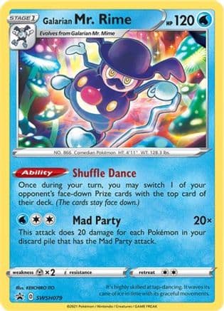 Galarian Mr. Rime - SWSH079 — SWSH: Sword & Shield Promo Cards