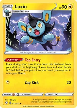 Luxio — Shining Fates Pokémon TCG card by NC Empire