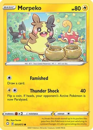 Morpeko (035) — Shining Fates