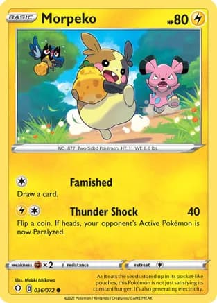 Morpeko (036) — Shining Fates
