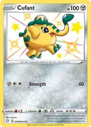 Cufant — Shining Fates: Shiny Vault Pokémon TCG card by sowsow