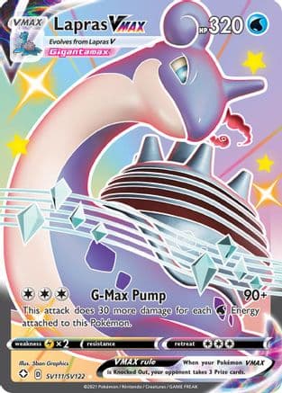 Lapras VMAX — Shining Fates: Shiny Vault Pokémon TCG card by 5ban Graphics