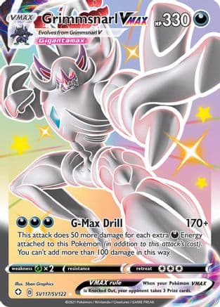 Grimmsnarl VMAX — Shining Fates: Shiny Vault Pokémon TCG card by 5ban Graphics
