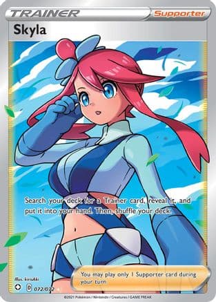Skyla (Full Art) — Pokémon TCG card