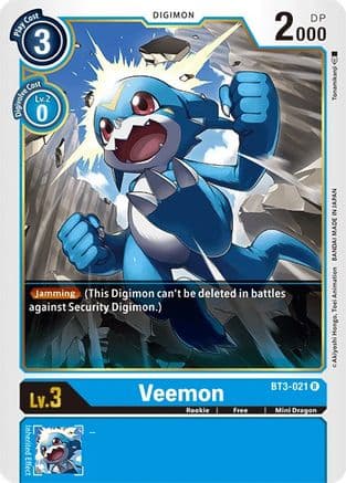 Veemon - BT3-021 — Release Special Booster 1.5