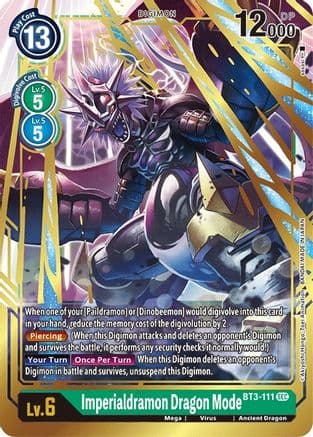 Imperialdramon Dragon Mode (Secret Rare) — Release Special Booster 1.5