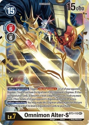 Omnimon Alter-S (Secret Rare) — Release Special Booster 1.5