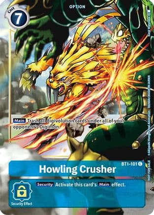 Howling Crusher - BT1-101 (Dash Pack Ver. 1.5) — Release Special Booster 1.0