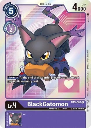 BlackGatomon (Box Topper) — Release Special Booster 1.5 Digimon Card Game card by Yuuya