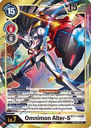 Omnimon Alter-S (Secret Rare) (Alternate Art) — Release Special Booster 1.5