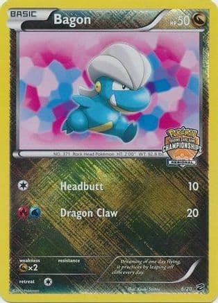 Bagon - 6/20 (Regional Championships) — League & Championship Cards Pokémon TCG card by Keiko Saito