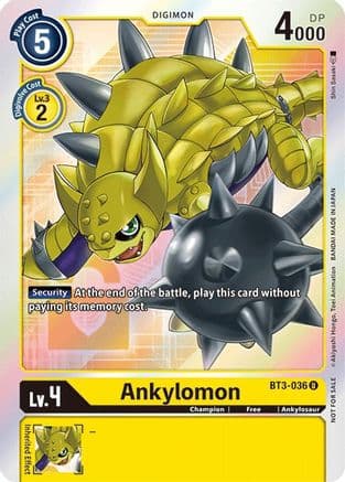 Ankylomon (Box Topper) — Release Special Booster 1.5 Digimon Card Game card by Shin Sasaki