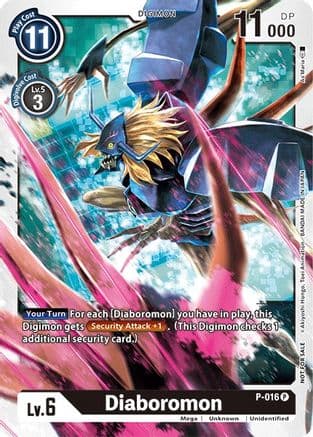 Diaboromon - P-016 — Digimon Promotion Cards Digimon Card Game card by As Maria