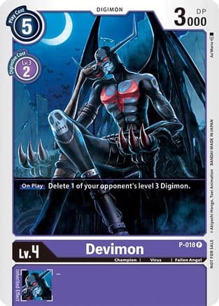 Devimon - P-018 — Digimon Promotion Cards